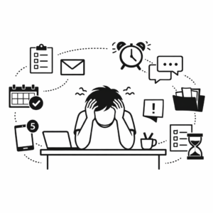 Minimalist illustration of micro habits concept, showing small daily actions leading to long-term growth.