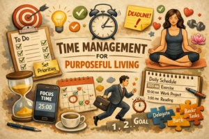 a graphical depiction showing management of time